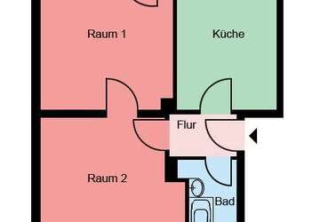 Wohnung Castrop-Rauxel Rauxel - 2 Zimmer, 52 m&sup2;, 459&euro; | Angebot:27306235