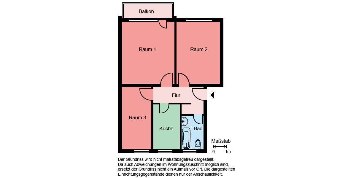 Etagenwohnung Werl - 3 Zimmer, 66 m&sup2;, 489&euro; | Angebot:27250676
