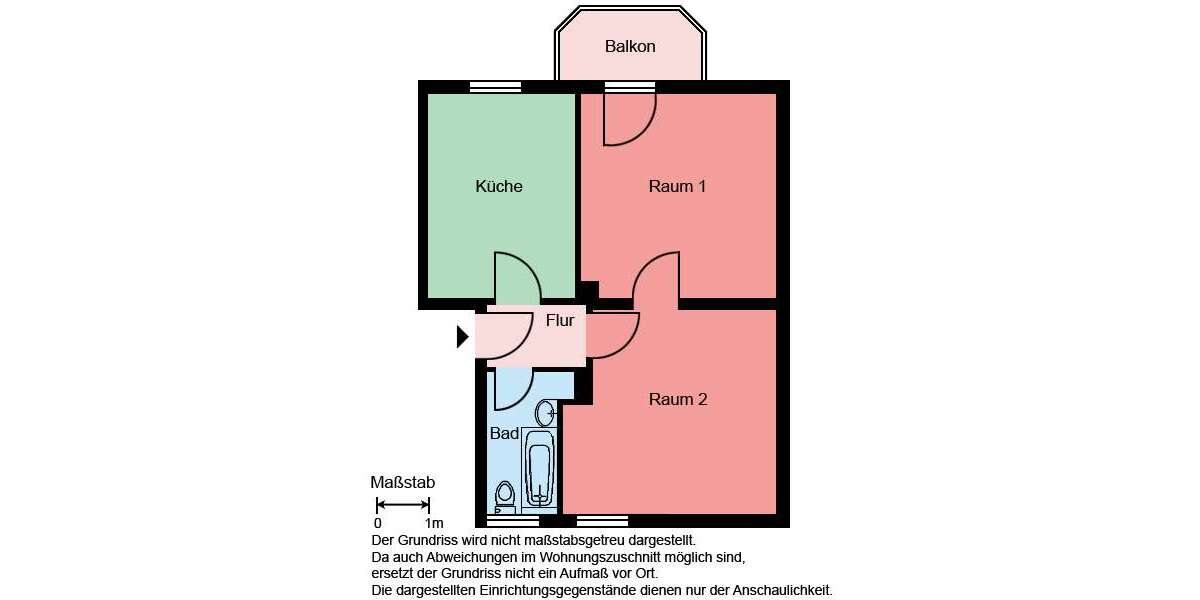 Etagenwohnung Castrop-Rauxel Rauxel - 2 Zimmer, 52 m&sup2;, 459&euro; | Angebot:27319331