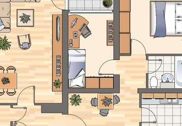 Wohnung Unna - 3 Zimmer, 78 m&sup2;, 599&euro; | Angebot:27505853